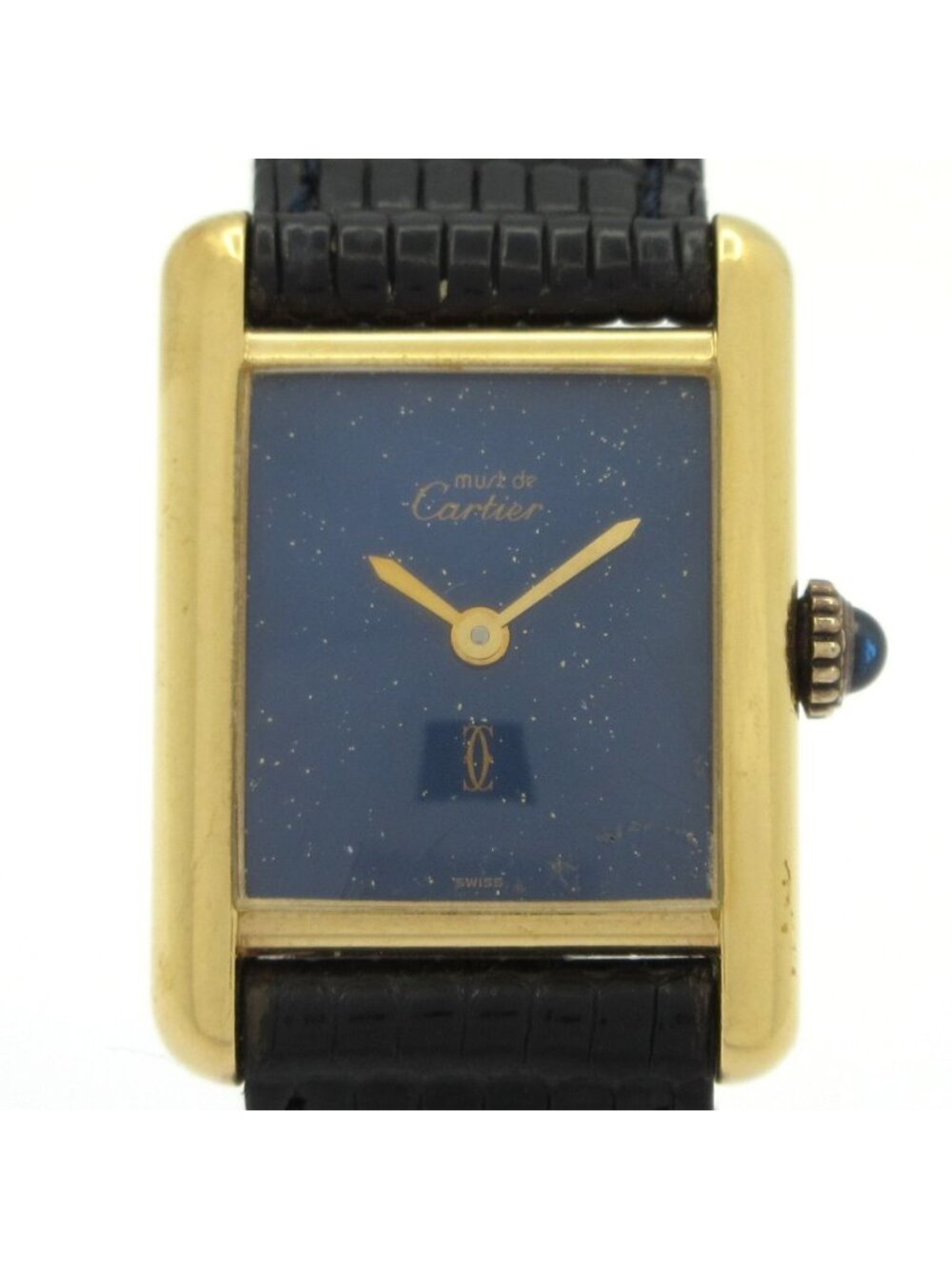 Cartier Watch Must Tank SM Blue